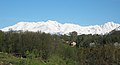 Vista sulle montagne del Mombarone dalla chiesa di San Martino