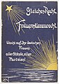 Broschüre des Deutschen Verbands für Frauenstimmrecht 1907