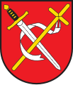 Schwert (Viktor) und Kreuzstab (Johannes der Täufer)