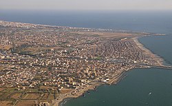 Fiumicino havadan görüntü