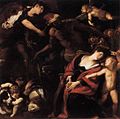 Cerano, G. C. Procaccini & Il Morazzone: Martyrium der Hl. Rufina und Seconda (Bild der drei Hände), Pinacoteca di Brera, Mailand