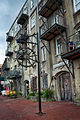 Iron balconies