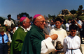 Partecipazione di Francesco Coccopalmerio (allora vescovo) all'inaugurazione del Sacrario nazionale mauriziano a Pescocostanzo insieme al vescovo di Sulmona-Valva Giuseppe Di Falco il 4 agosto 2002.