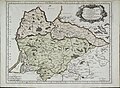 Karte mit Kurland und Semgallen von 1659 mit Nimersat an der Grenze