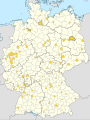 Since October 21st, 2009 (after incorporation of Städteregion Aachen) until county reorganization in Mecklenburg-Vorpommern at September 4th, 2011