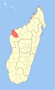 Location in Madagascar