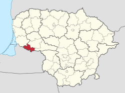 Location in Lithuania