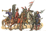 Polnische Soldaten zwischen 1588–1632