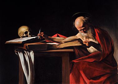 "Saint Jerome Writing" painting.