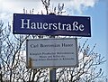 Straßenschild in Dresden-Klotzsche