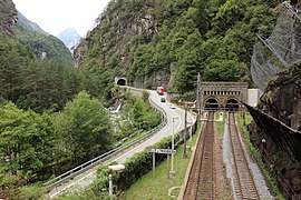 Das südliche Portal des Simplontunnels (2017)