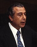 Spyros Kyprianou, former President of DIKO (1976–2000), President of the House of Representatives (1976-1977, 1996-2001) and President of Cyprus (1977-1988).