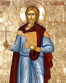 St. Alban, protomartyr of Britain.