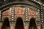 Terracotta panel in the Shiva temple