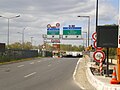 Abzweig in den Duplex-Tunnel in Rueil-Malmaison