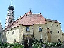 Weerkerk in Kößlarn, Beieren, Duitsland