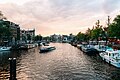 View of the Amstel from the Blauwbrug in 2017