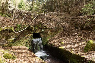 Gambsklause am Wieslauter-Quellfluss Wartenbach