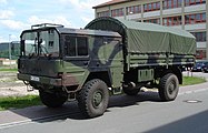 MAN gl-Serie Entwicklung für die Bundeswehr. In der 3. Generation als HX/SX für den internationalen Markt angepasst.
