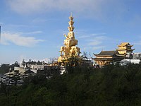 Golden Temple of Mount Emei of the Chinese Buddhist tradition.