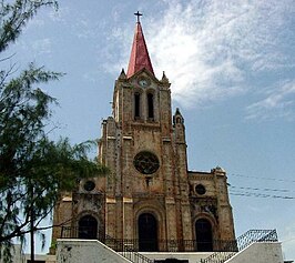 De kathedraal Saint-Jean-Baptiste van Miragoâne