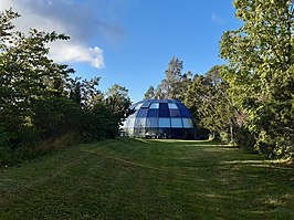 Koepelvormig huis, ontwrpen door de architect Kristel Jaanus