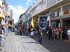 Feier zum Unabhängigkeitstag, Latacunga