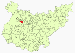 Location in Badajoz