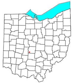 Location of Darbydale, Ohio