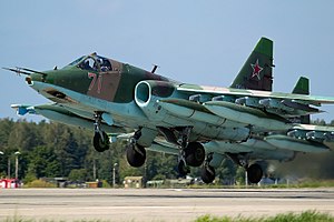 Russische Suchoi Su-25 „Frogfoot“ (2012)