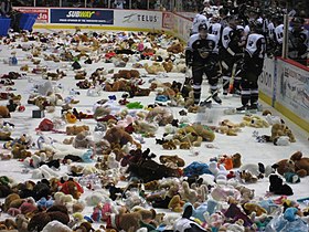 Vancouver Giants Teddy Bear Toss