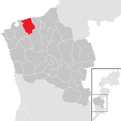 Location within Oberwart district