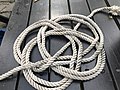 Optional second pass-final step of tying a Celtic Button knot done