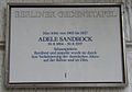 Berlin-Charlottenburg, Berliner Gedenktafel für Adele Sandrock