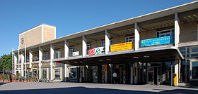 Empfangsgebäude des Bahnhofs Bietigheim-Bissingen, Stadtseite