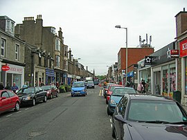 Straßenzug in Broughty Ferry