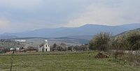 View towards the village.