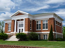 Ladysmith Carnegie Library, designed by Claude and Starck. It is now operated as a bed and breakfast inn.