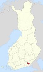 Lage von Luumäki in Finnland