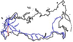 R22 im Fernstraßennetz Russlands