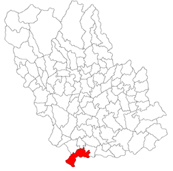 Location in Prahova County