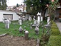 Cemeteries next to the mosque