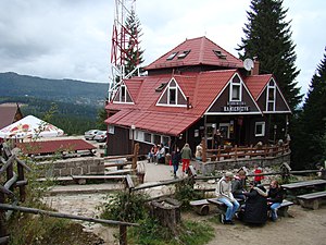 Kamieńczyk-Hütte (Polnisch: Schronisko Kamieńczyk)