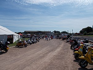 Scooter rally at Smallbrook Stadium, Isle of Wight