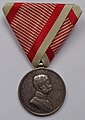 Silver Medal for Bravery 2nd Class, Franz Joseph I of Austria
