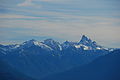 Mount Slesse and its neighbouring range