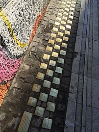 Stolpersteine for murdered schoolboys in Thessaloniki