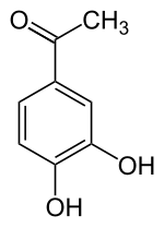 Struktur von 3,4-Dihydroxyacetophenon