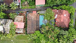 Aerial vies of the village