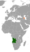 Location map for Angola and Azerbaijan.